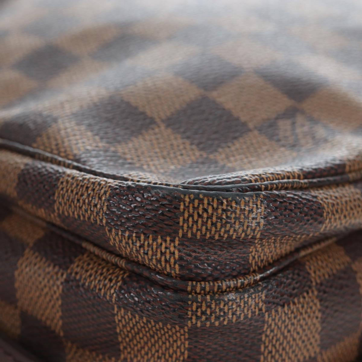 LOUIS VUITTON Damier Ebene Naviglio Shoulder Bag N45255 LV Auth 194075V