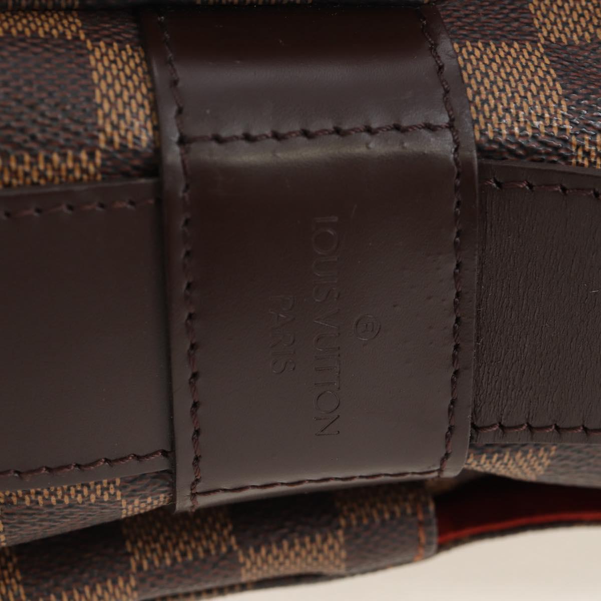 LOUIS VUITTON Damier Ebene Naviglio Shoulder Bag N45255 LV Auth 194075V