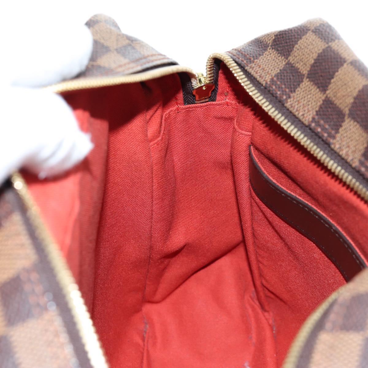 LOUIS VUITTON Damier Ebene Naviglio Shoulder Bag N45255 LV Auth 194075V