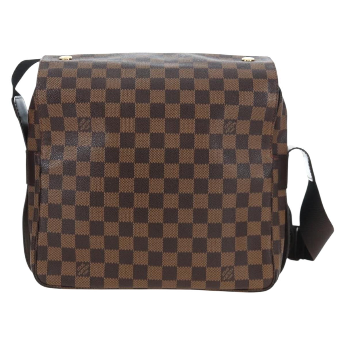 LOUIS VUITTON Damier Ebene Naviglio Shoulder Bag N45255 LV Auth 194075V