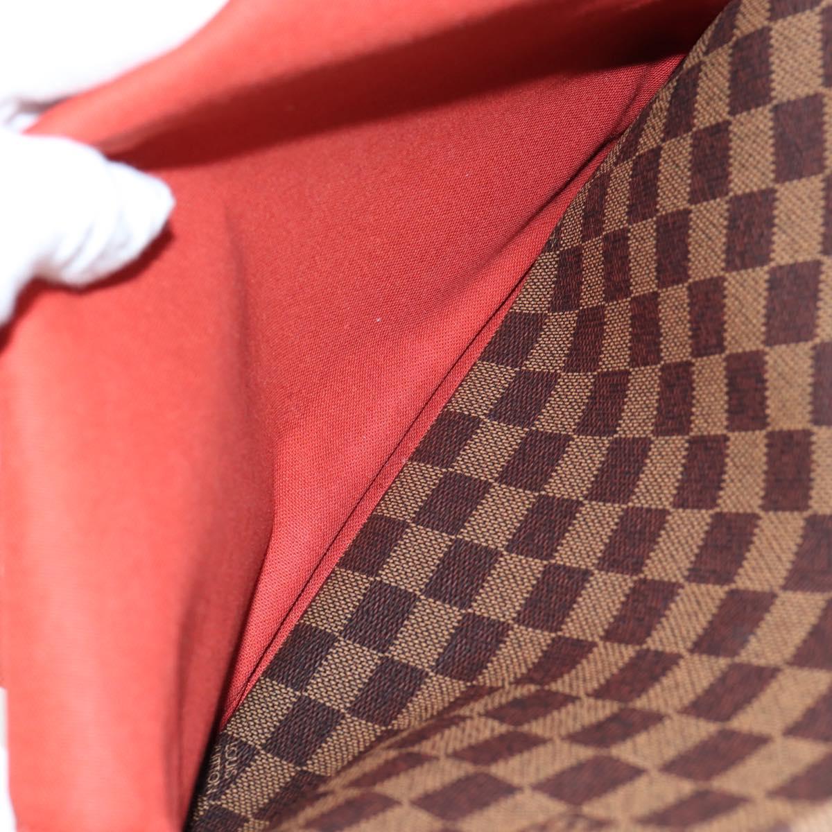 LOUIS VUITTON Damier Ebene Naviglio Shoulder Bag N45255 LV Auth 194075V
