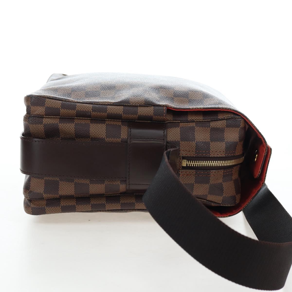 LOUIS VUITTON Damier Ebene Naviglio Shoulder Bag N45255 LV Auth 194075V