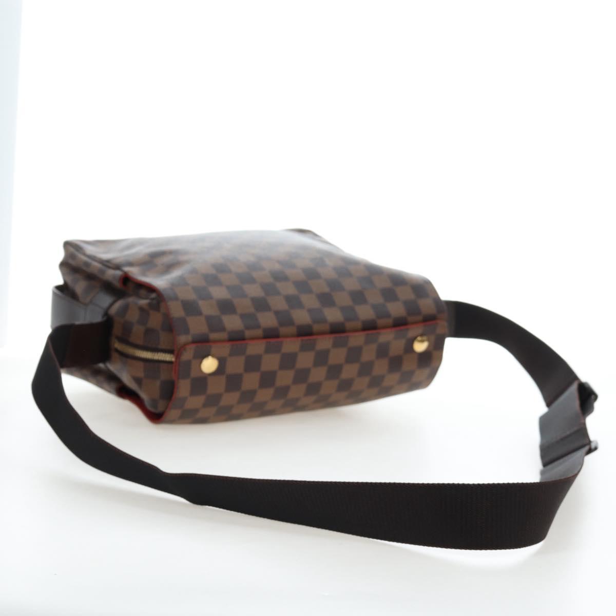 LOUIS VUITTON Damier Ebene Naviglio Shoulder Bag N45255 LV Auth 194075V