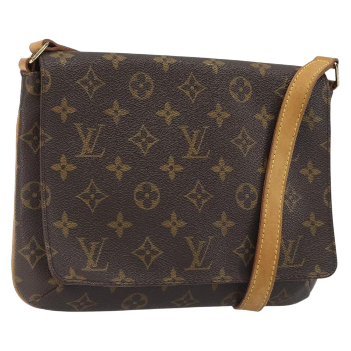 LOUIS VUITTON Monogram Musette Tango Shoulder Bag M51257 LV Auth 194076A