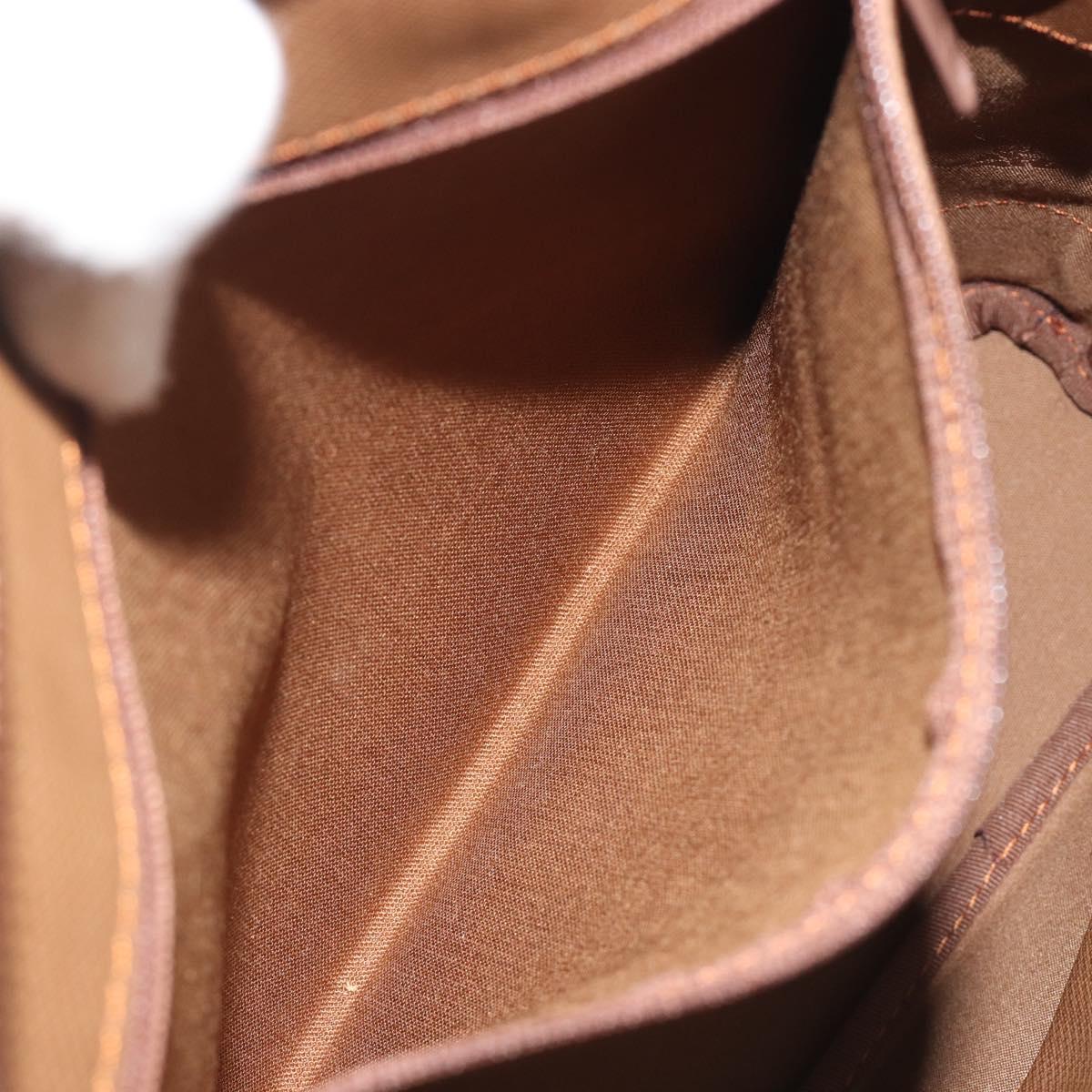 Burberrys Nova Check Shoulder Bag Canvas Beige Brown Auth 194078A