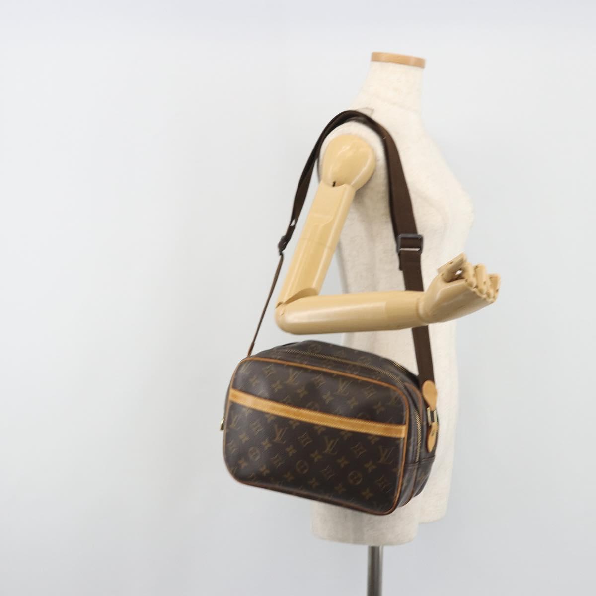 LOUIS VUITTON Monogram Reporter PM Shoulder Bag M45254 LV Auth 194081A