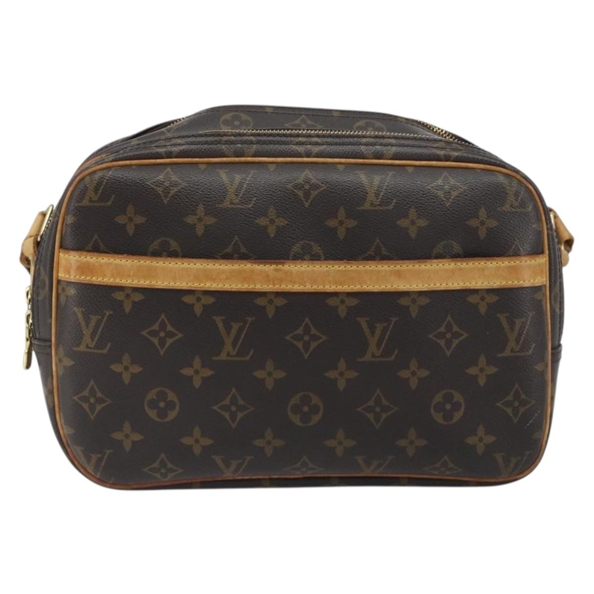 LOUIS VUITTON Monogram Reporter PM Shoulder Bag M45254 LV Auth 194081A