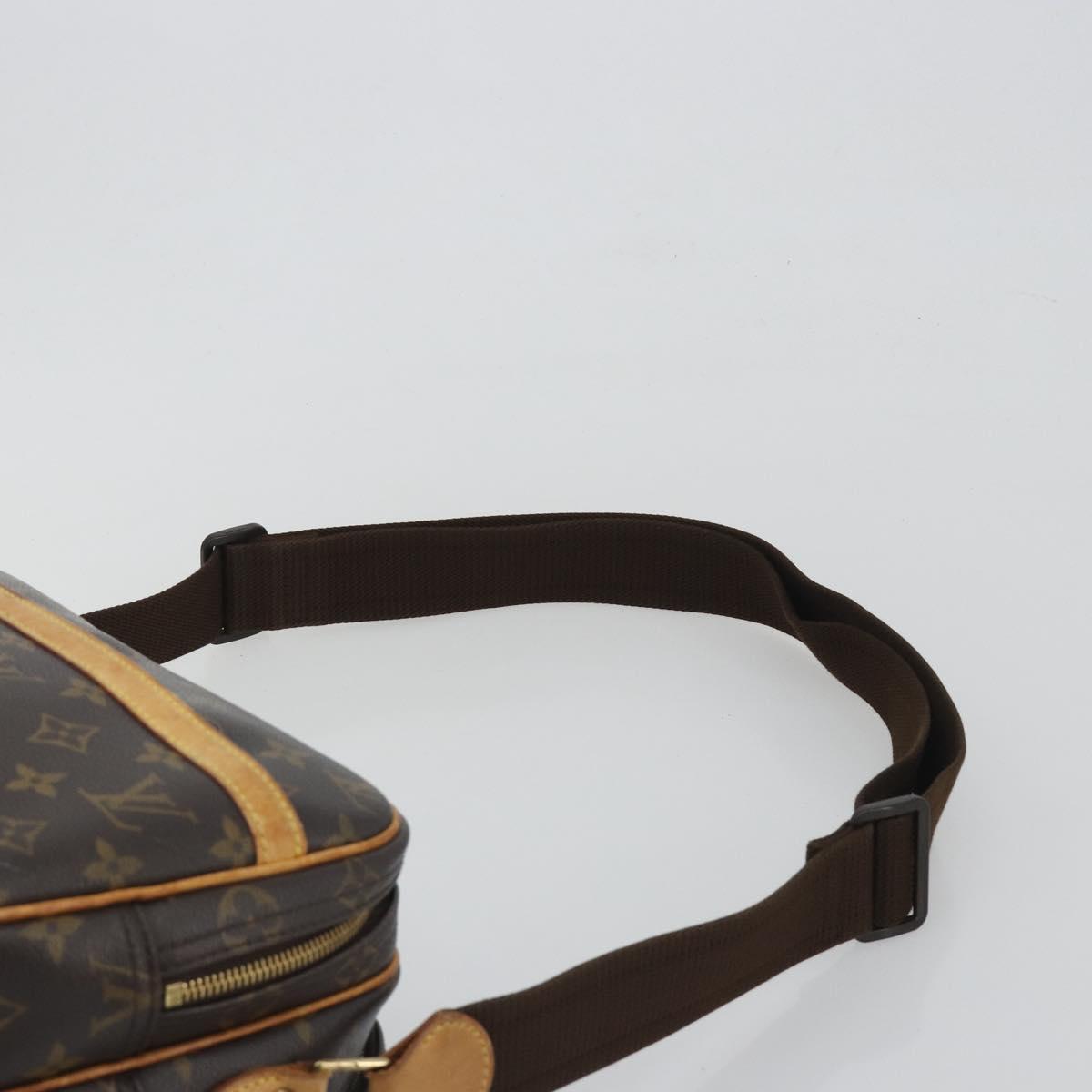 LOUIS VUITTON Monogram Reporter PM Shoulder Bag M45254 LV Auth 194081A