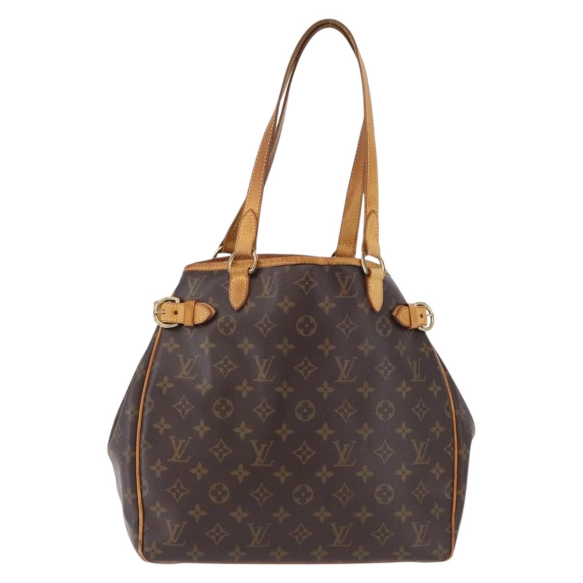 LOUIS VUITTON Monogram Batignolles Vertical Tote Bag M51153 LV Auth 194089