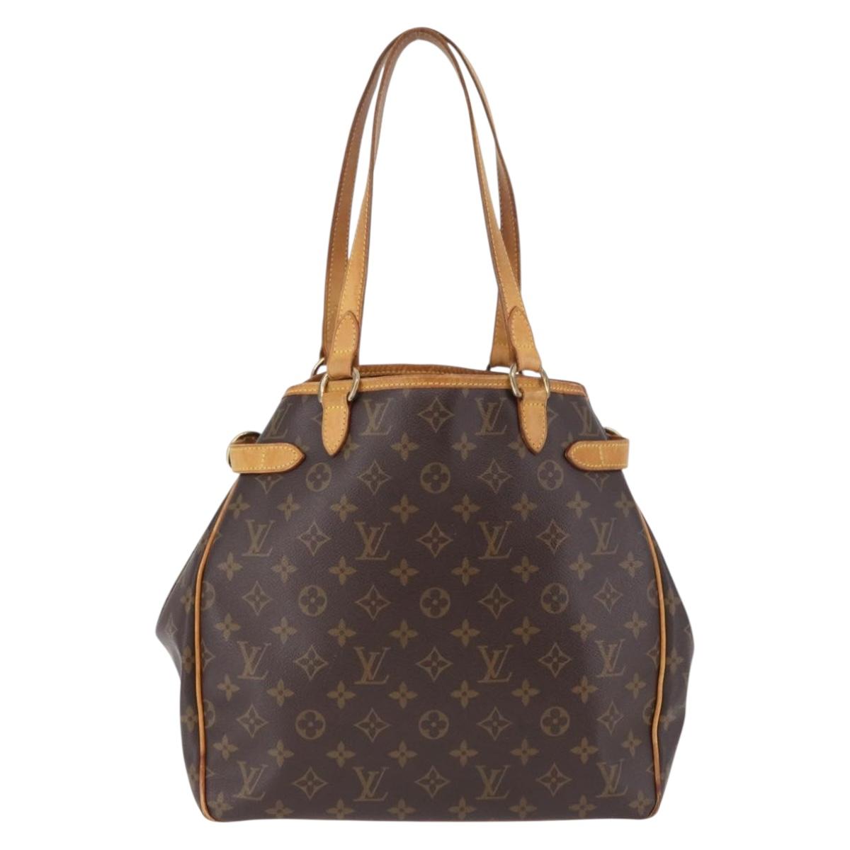 LOUIS VUITTON Monogram Batignolles Vertical Tote Bag M51153 LV Auth 194089
