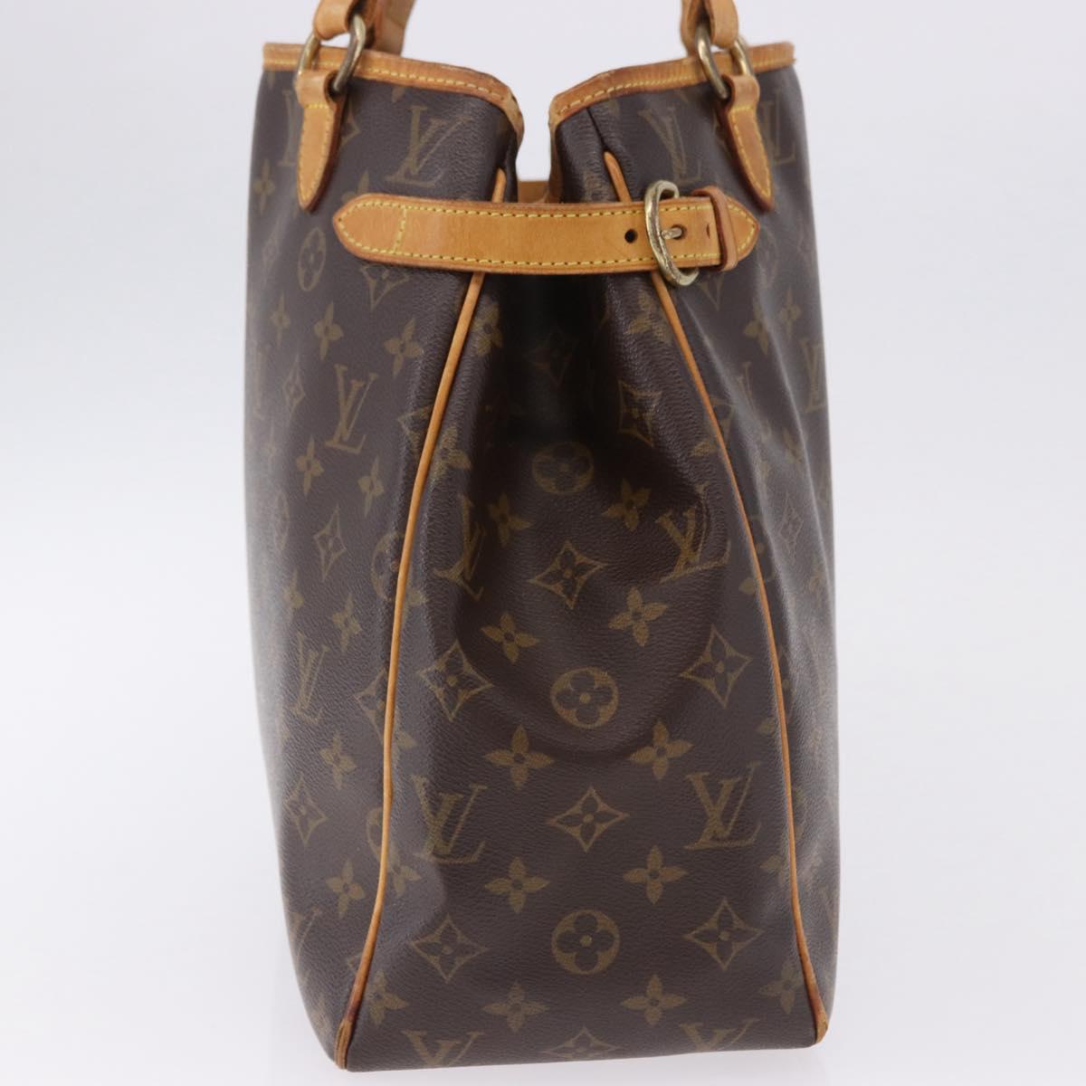 LOUIS VUITTON Monogram Batignolles Vertical Tote Bag M51153 LV Auth 194089