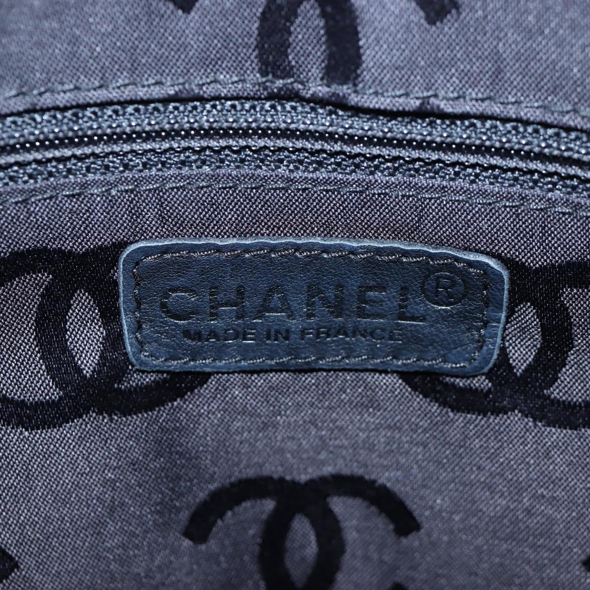 CHANEL Wild Stitch Matelasse Shoulder Bag Suede Black Gold Tone CC Auth 194096V