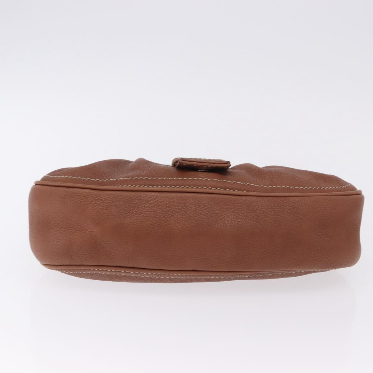 CELINE Hand Bag Leather Brown Auth 194115V