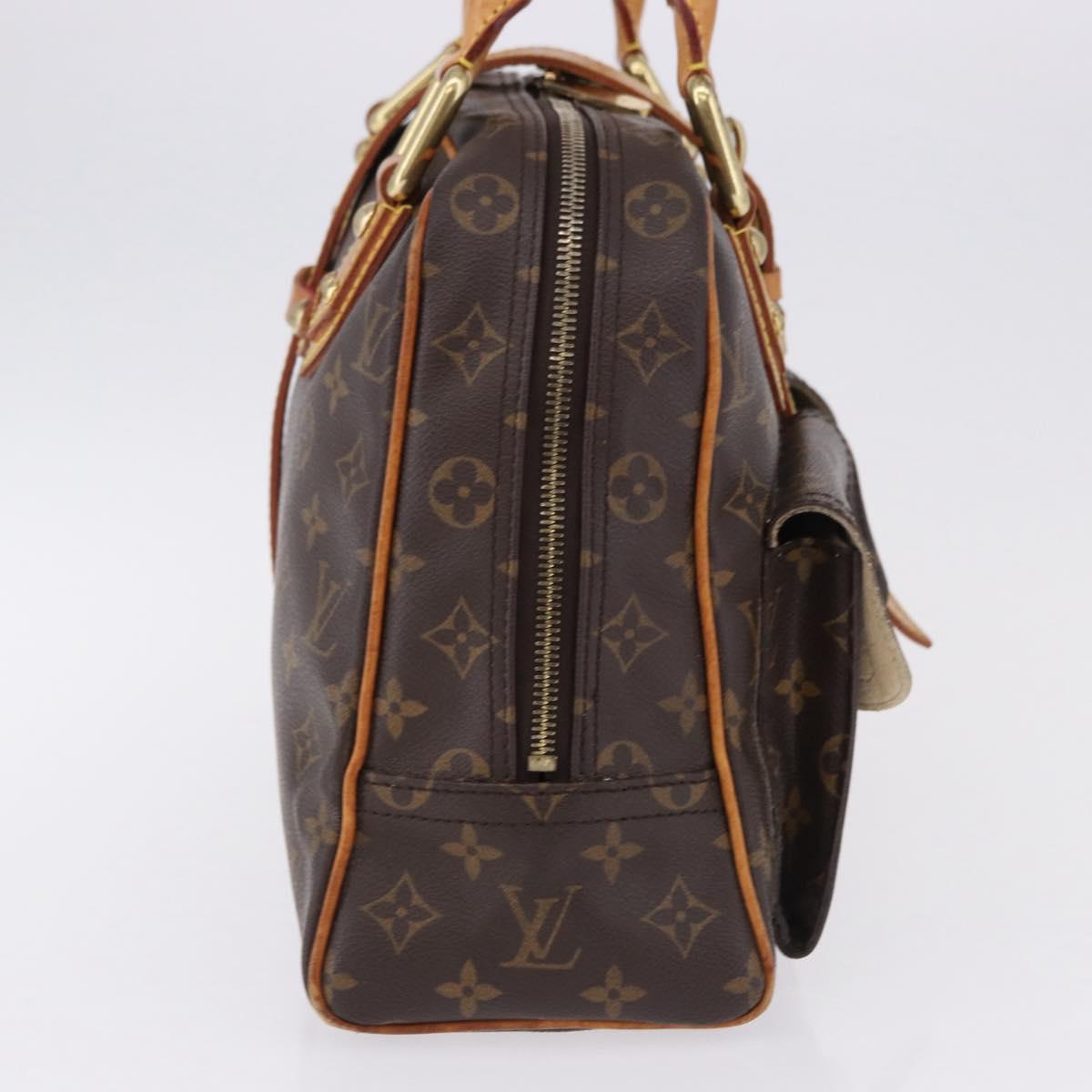 LOUIS VUITTON Monogram Manhattan GM Hand Bag M40025 LV Auth 194123