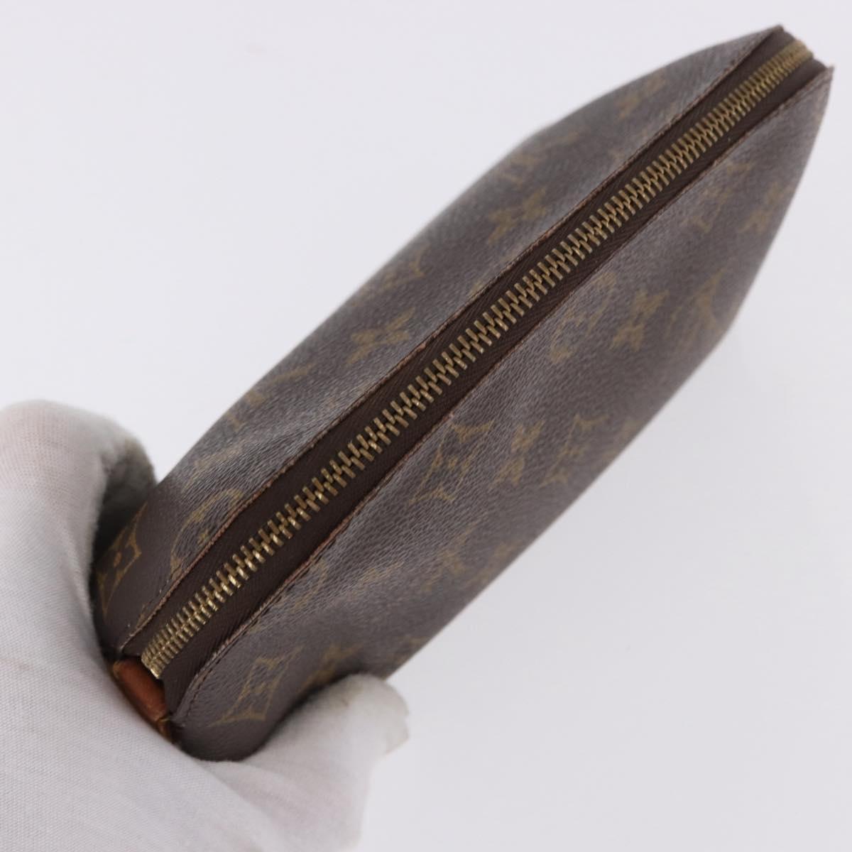 LOUIS VUITTON Monogram Pochette Cosmetic PM Cosmetic Pouch M47515 LV Auth 194126