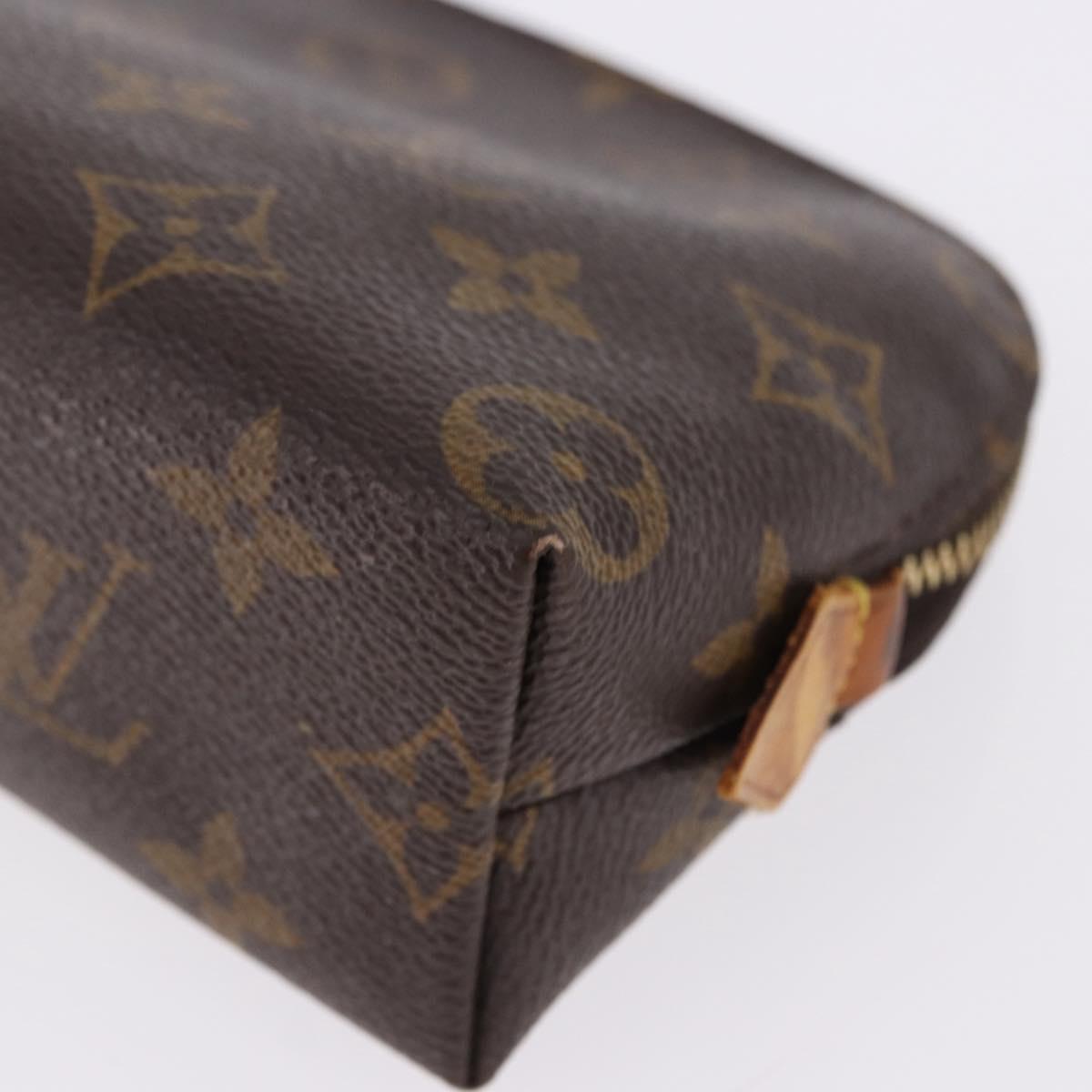 LOUIS VUITTON Monogram Pochette Cosmetic PM Cosmetic Pouch M47515 LV Auth 194126