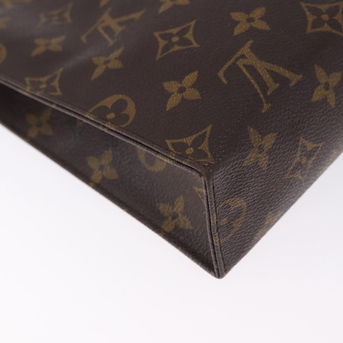 LOUIS VUITTON Monogram Poche Toilette 26 Pouch M47542 LV Auth 194129
