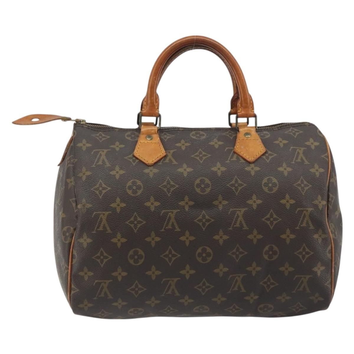 LOUIS VUITTON Monogram Speedy 30 Hand Bag M41526 LV Auth 194130A