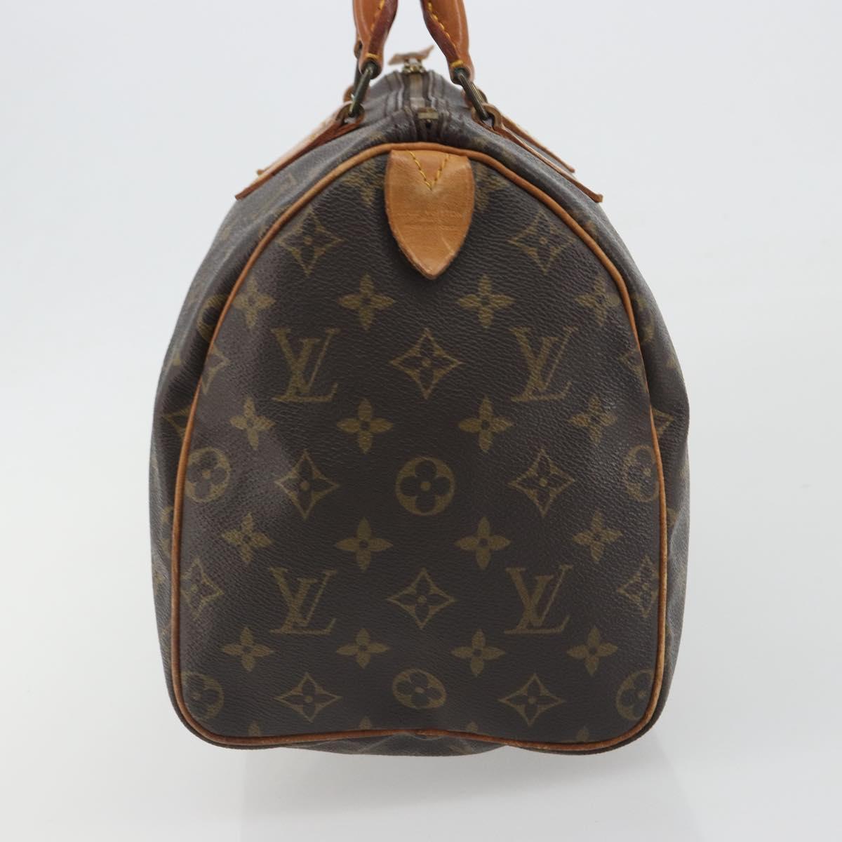 LOUIS VUITTON Monogram Speedy 30 Hand Bag M41526 LV Auth 194130A