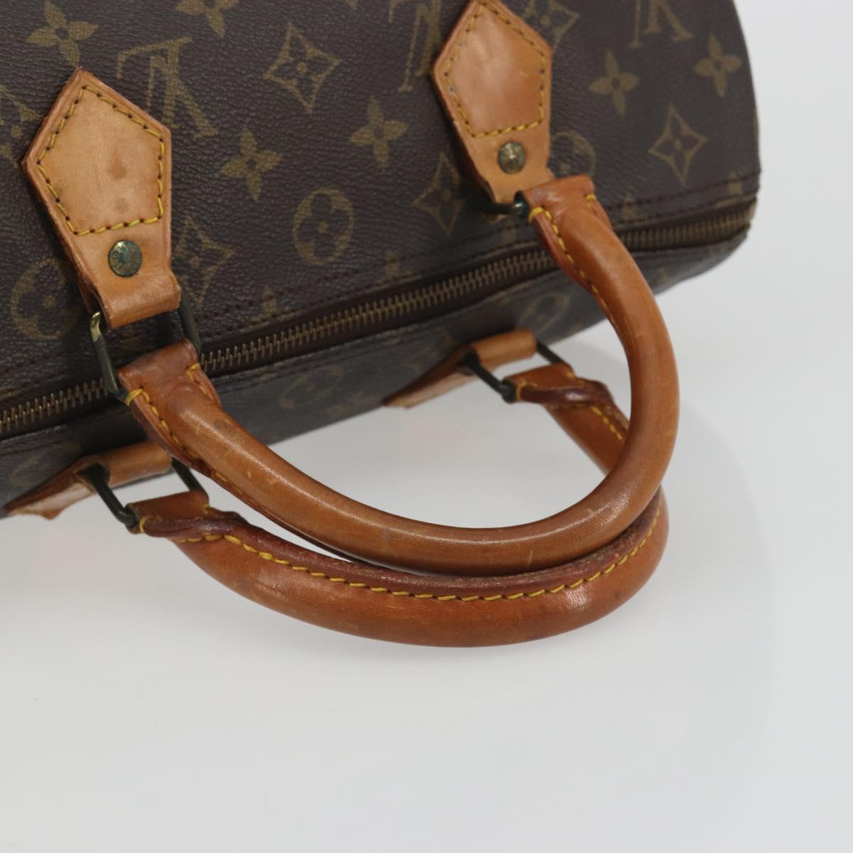 LOUIS VUITTON Monogram Speedy 30 Hand Bag M41526 LV Auth 194130A