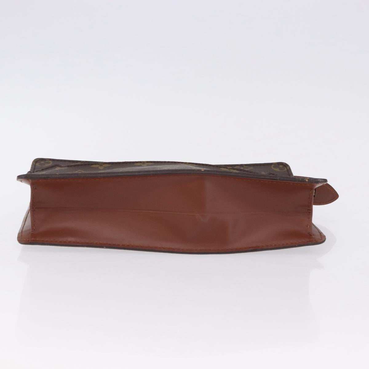 LOUIS VUITTON Monogram Pochette Homme Clutch Bag M51795 LV Auth 194132