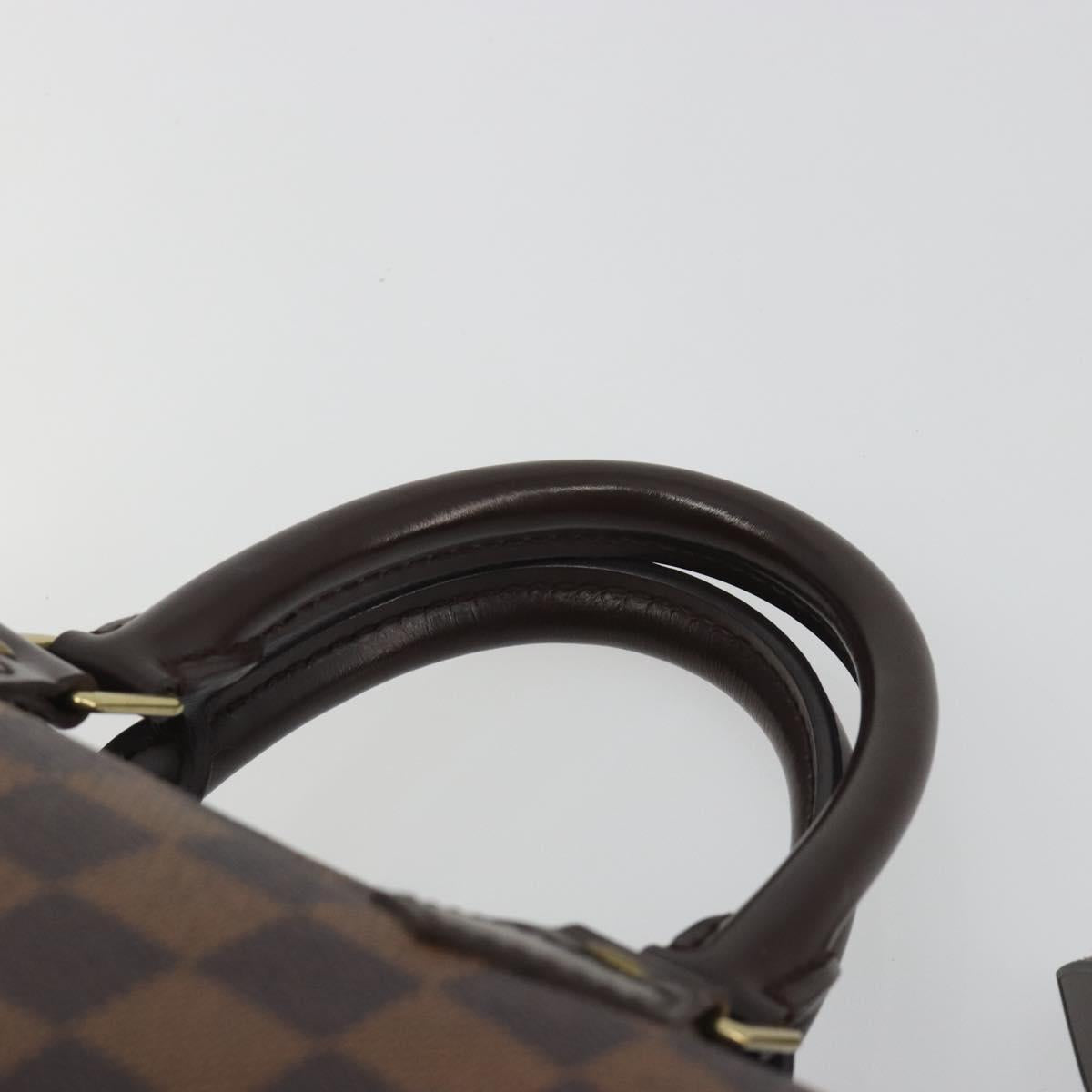 LOUIS VUITTON Damier Ebene Speedy 25 Hand Bag N41532 LV Auth 194137SAV