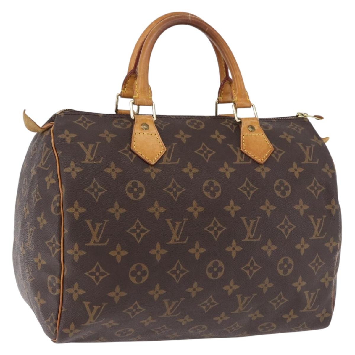 LOUIS VUITTON Monogram Speedy 30 Hand Bag M41526 LV Auth 194141A