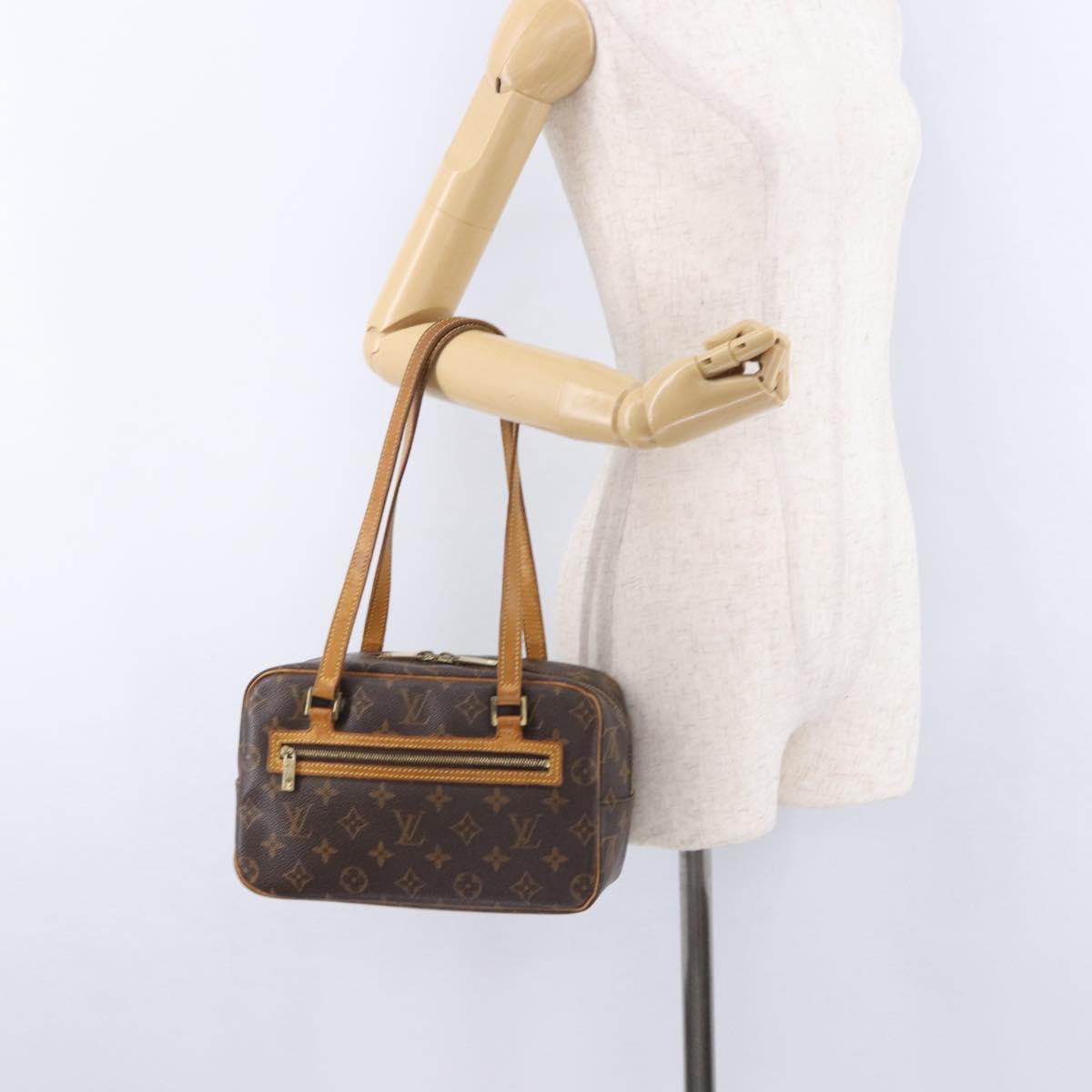 LOUIS VUITTON Monogram Cite MM Hand Bag M51182 LV Auth 194142A