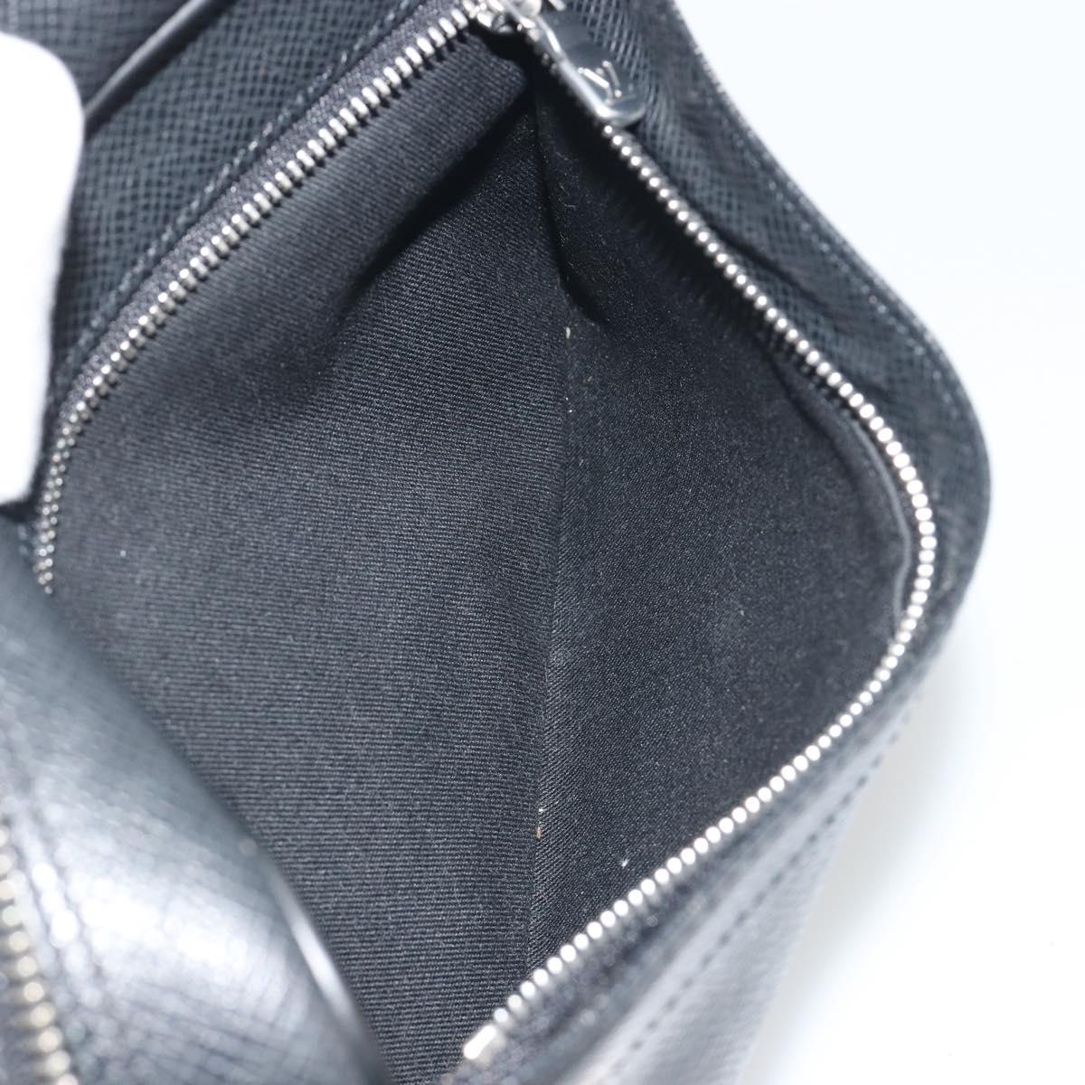 LOUIS VUITTON Taiga Karga Clutch Bag Ardoise M30812 LV Auth 194146A