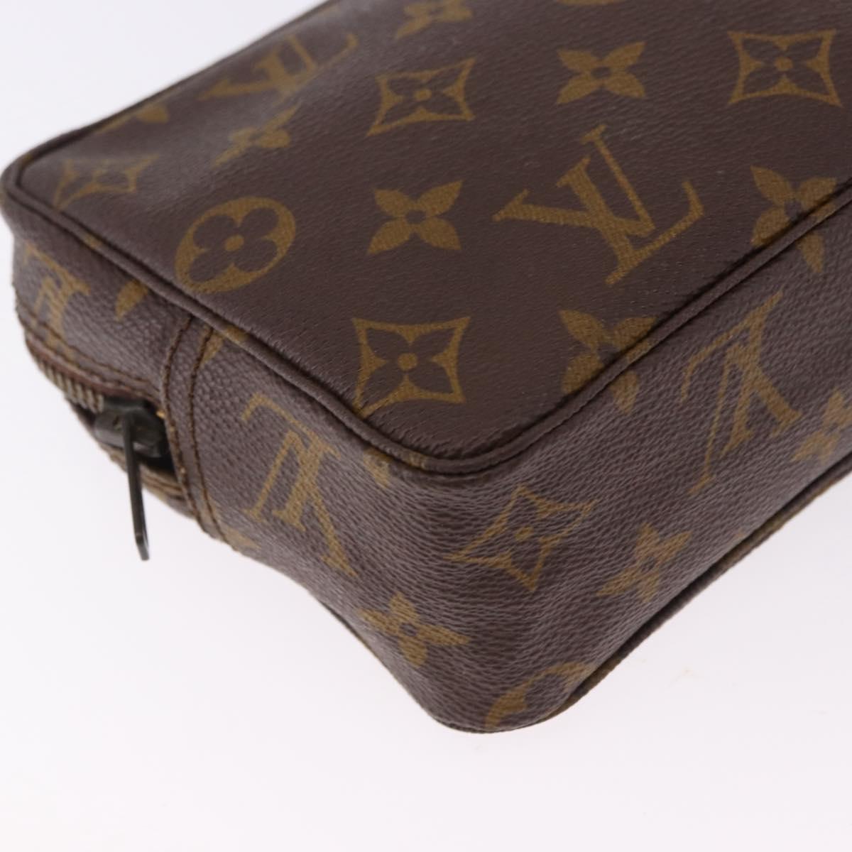 LOUIS VUITTON Monogram Trousse Toilette 18 Pouch M47526 LV Auth 194147