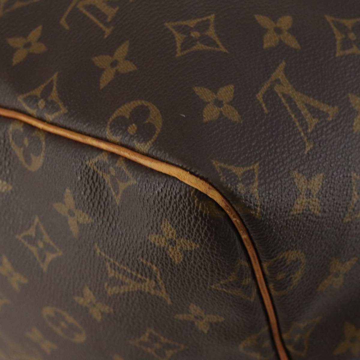 LOUIS VUITTON Monogram Keepall 55 Boston Bag M41424 LV Auth 194151
