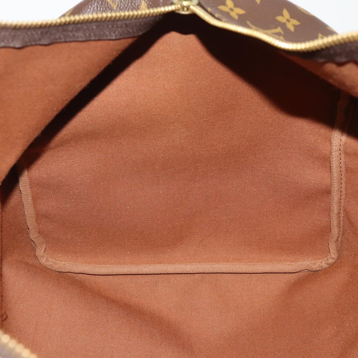 LOUIS VUITTON Monogram Keepall 55 Boston Bag M41424 LV Auth 194151