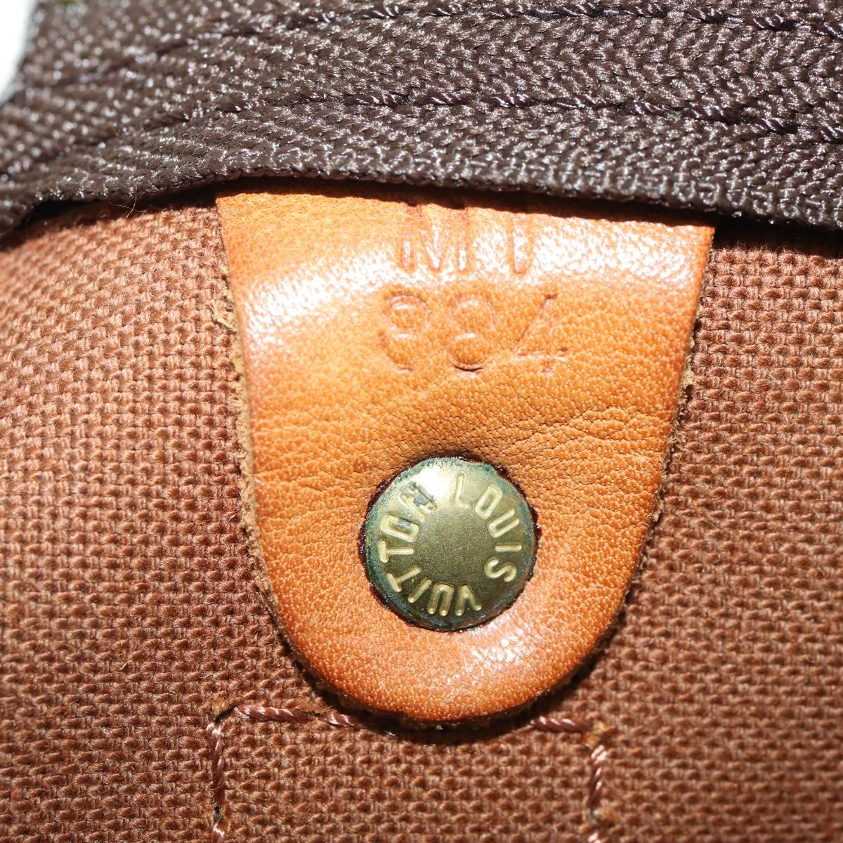 LOUIS VUITTON Monogram Keepall 55 Boston Bag M41424 LV Auth 194151