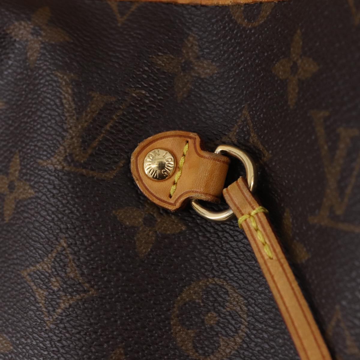 LOUIS VUITTON Monogram Neverfull GM Tote Bag M40157 LV Auth 194152A