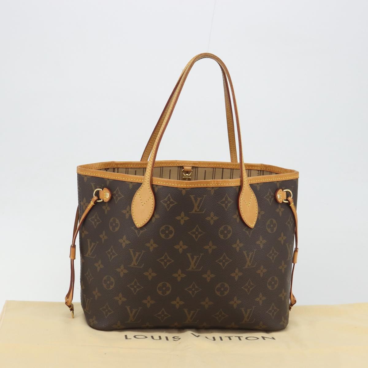LOUIS VUITTON Monogram Neverfull PM Tote Bag M40155 LV Auth 194154V