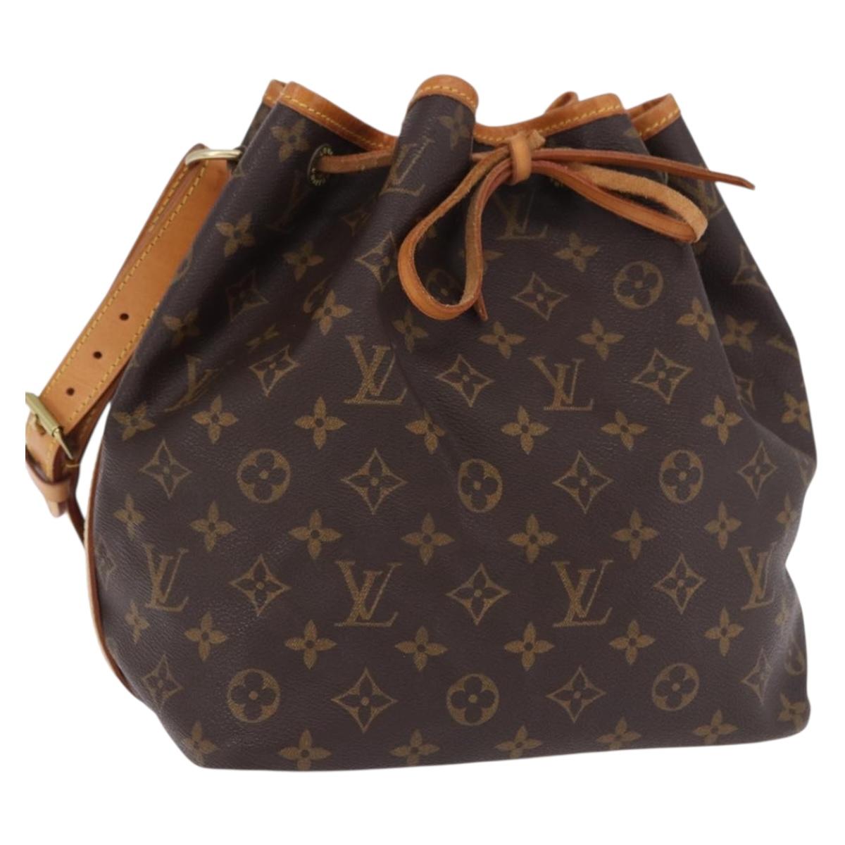 LOUIS VUITTON Monogram Petit Noe Shoulder Bag M42226 LV Auth 194171SAV