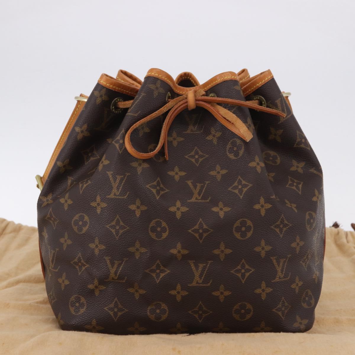 LOUIS VUITTON Monogram Petit Noe Shoulder Bag M42226 LV Auth 194171SAV