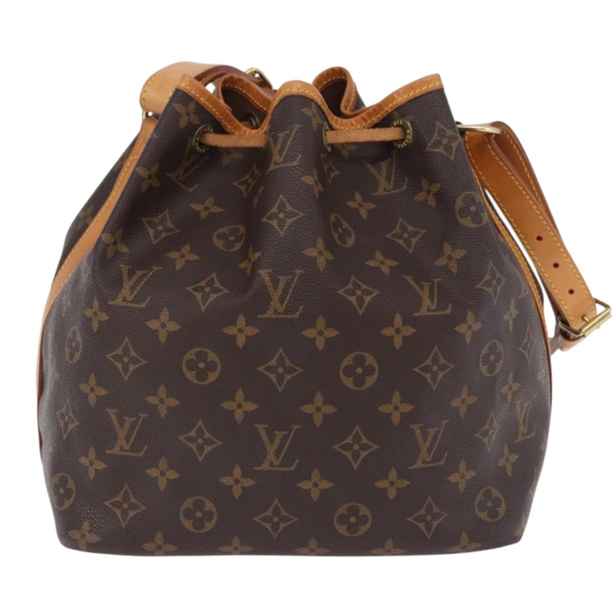 LOUIS VUITTON Monogram Petit Noe Shoulder Bag M42226 LV Auth 194171SAV