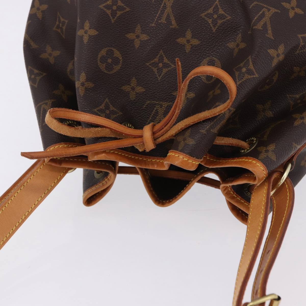 LOUIS VUITTON Monogram Petit Noe Shoulder Bag M42226 LV Auth 194171SAV