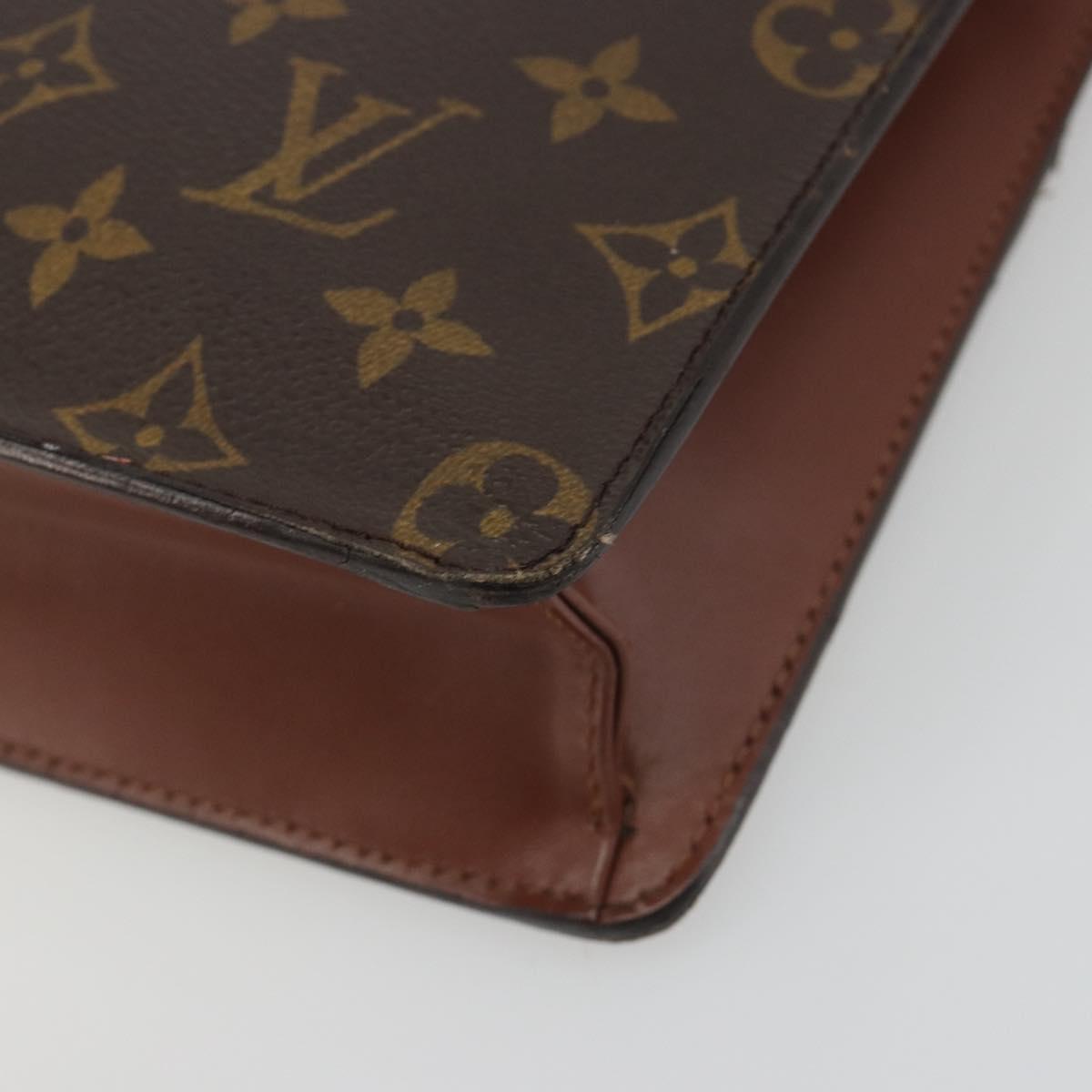 LOUIS VUITTON Monogram Pochette Homme Clutch Bag M51795 LV Auth 194181