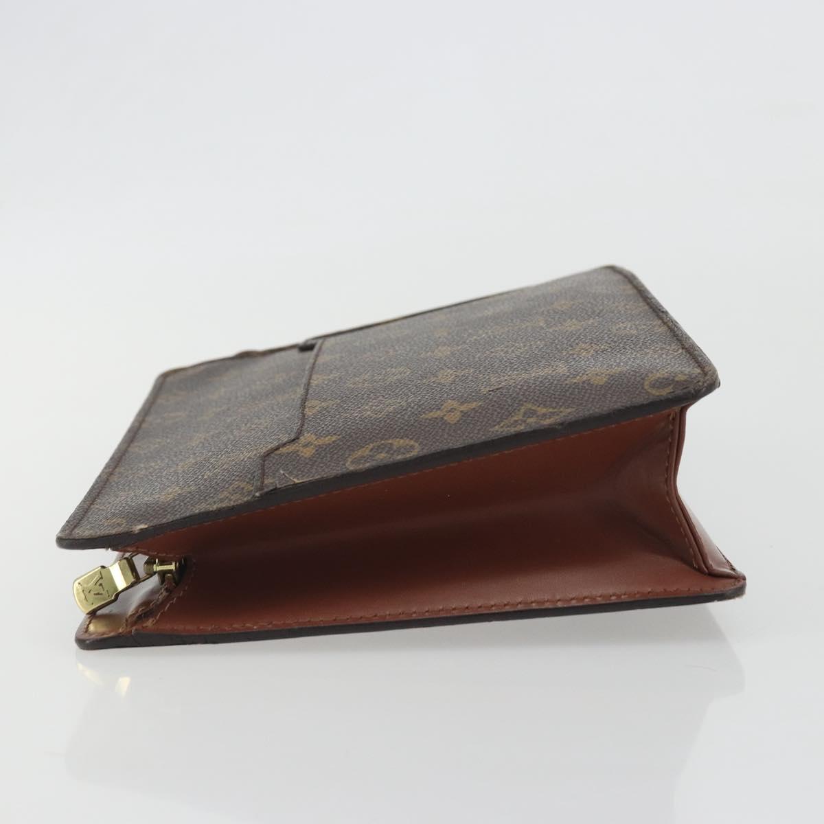 LOUIS VUITTON Monogram Pochette Homme Clutch Bag M51795 LV Auth 194181