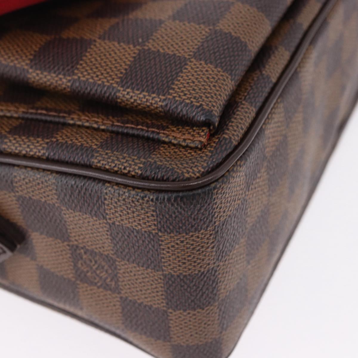 LOUIS VUITTON Damier Ebene Ravello GM Shoulder Bag N60006 LV Auth 194182V