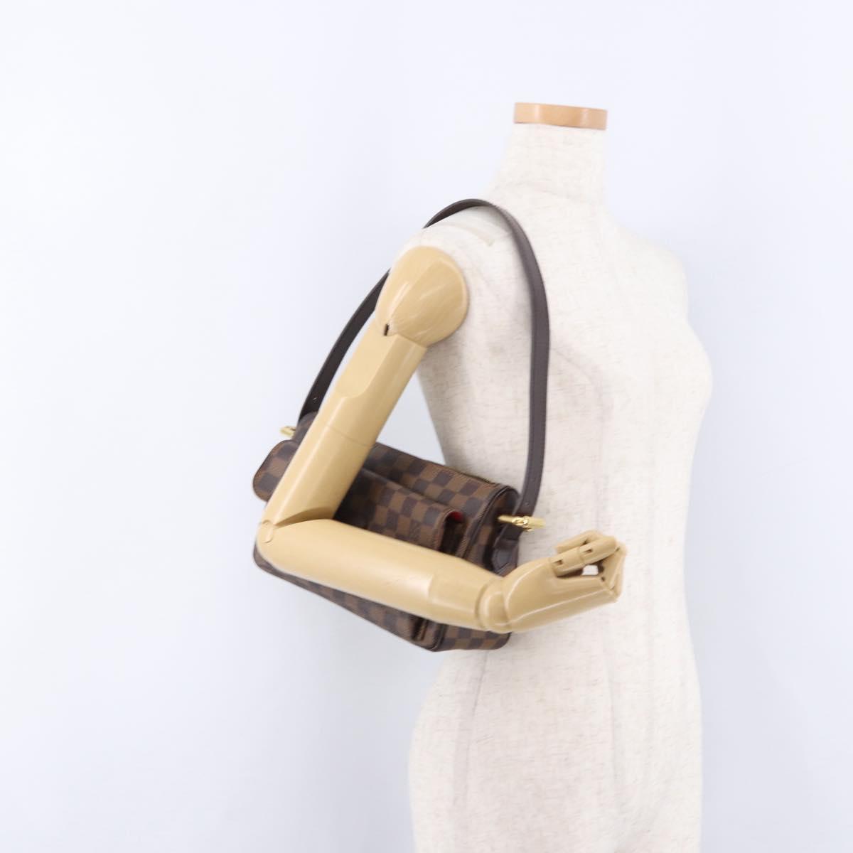 LOUIS VUITTON Damier Ebene Ravello GM Shoulder Bag N60006 LV Auth 194182V