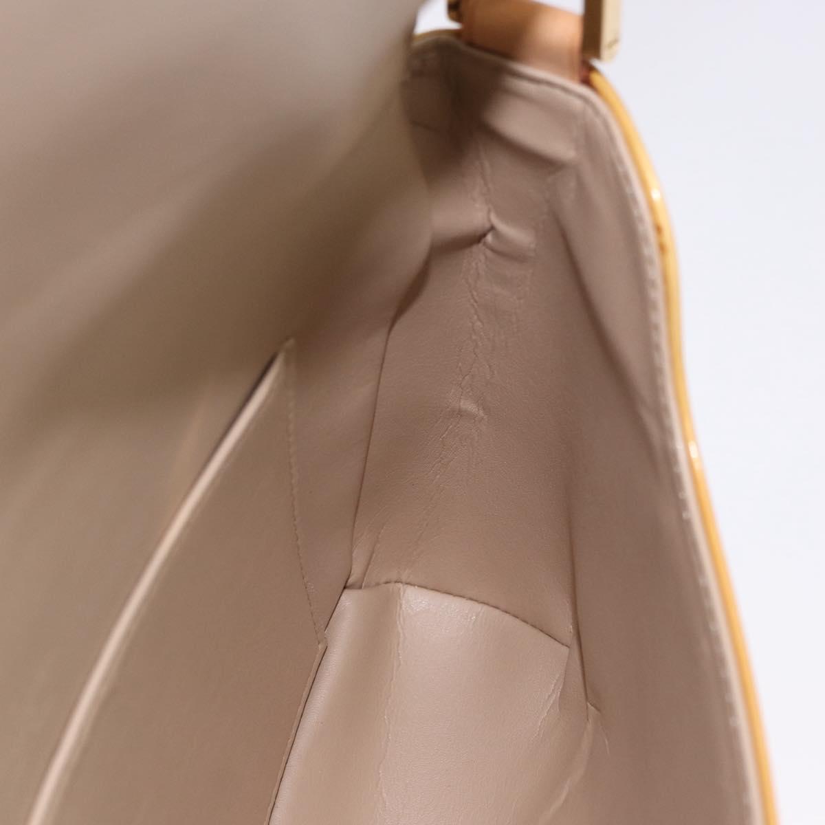 LOUIS VUITTON Monogram Vernis Thompson Street Bag Beige M91301 LV Auth 194189V