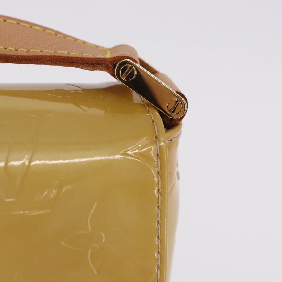 LOUIS VUITTON Monogram Vernis Thompson Street Bag Beige M91301 LV Auth 194189V