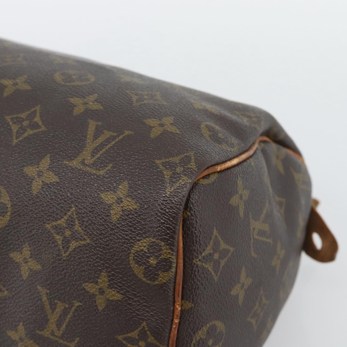 LOUIS VUITTON Monogram Speedy 25 Hand Bag M41528 LV Auth 194193