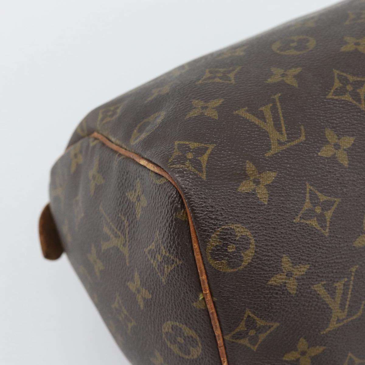 LOUIS VUITTON Monogram Speedy 25 Hand Bag M41528 LV Auth 194193