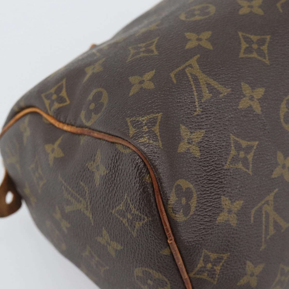 LOUIS VUITTON Monogram Speedy 25 Hand Bag M41528 LV Auth 194193