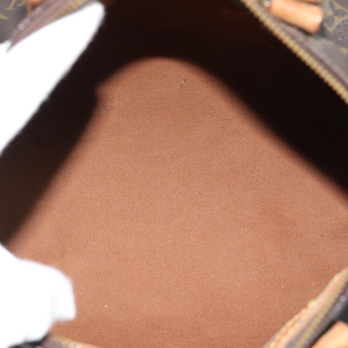 LOUIS VUITTON Monogram Speedy 25 Hand Bag M41528 LV Auth 194193