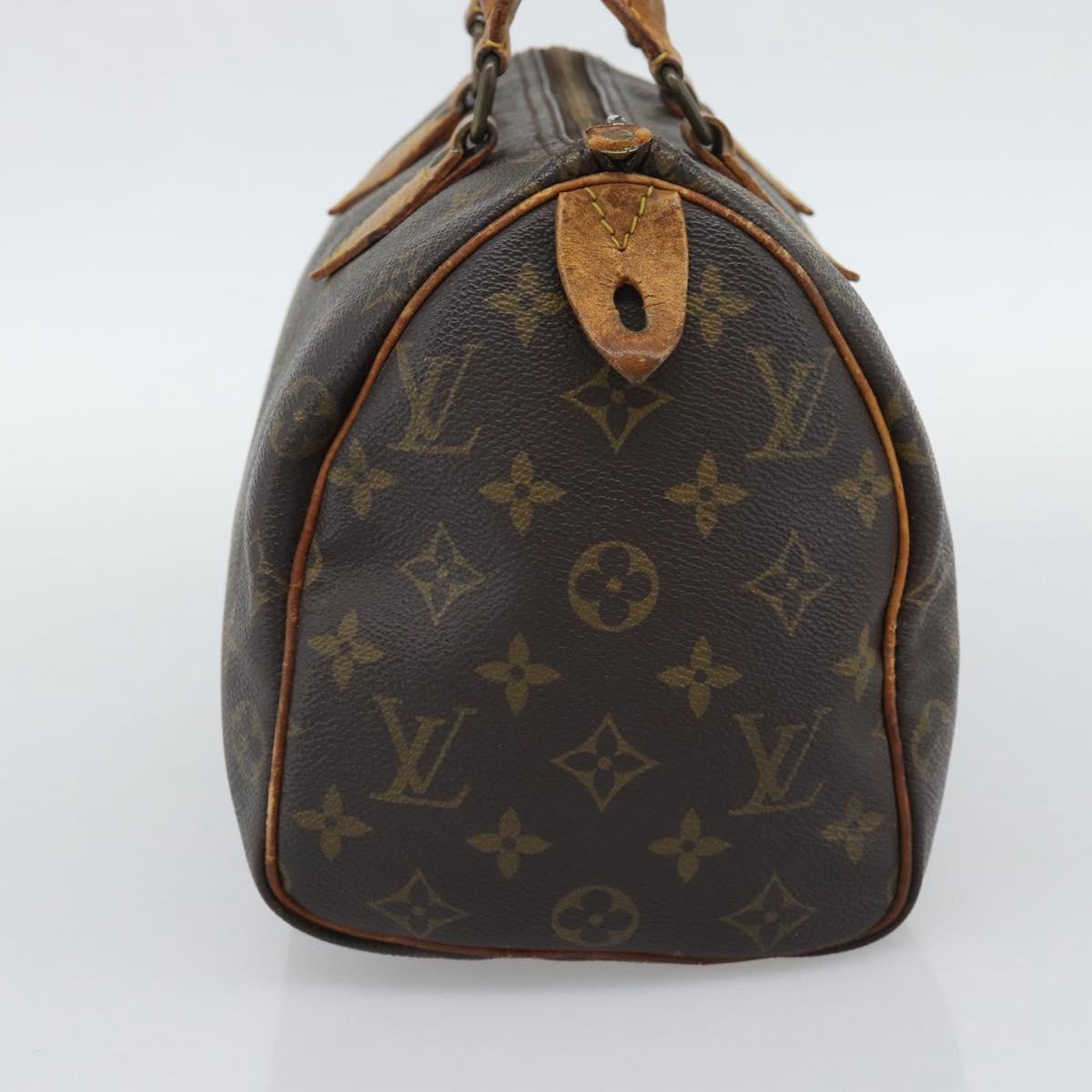 LOUIS VUITTON Monogram Speedy 25 Hand Bag M41528 LV Auth 194193